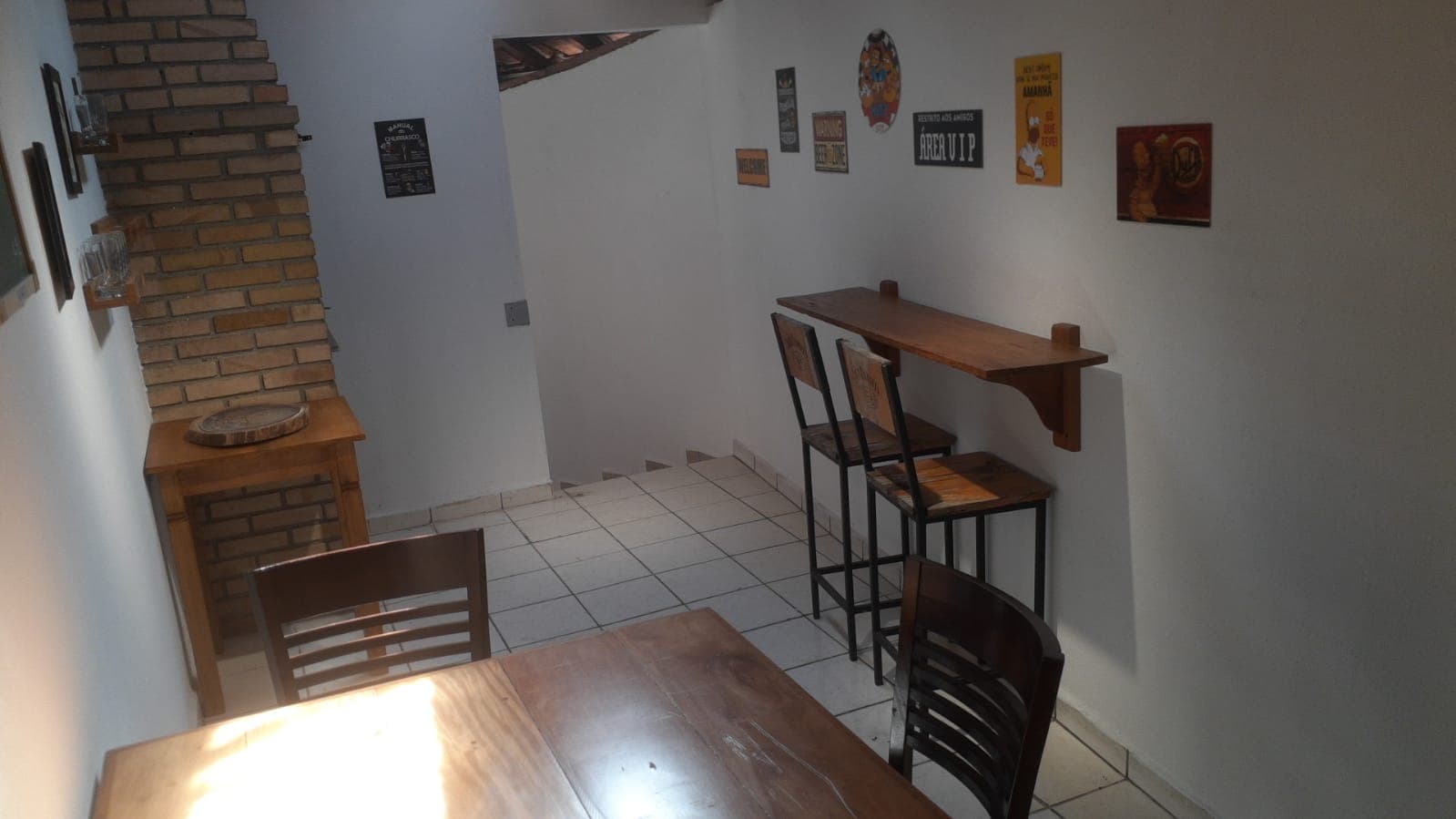 Área comum ampla e bem ventilada