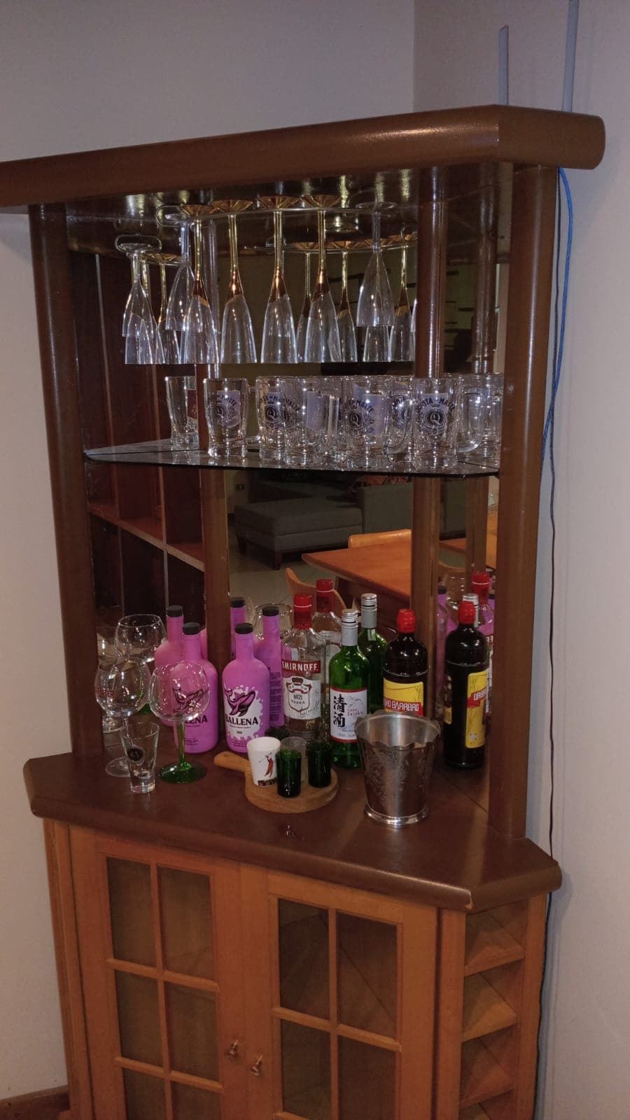 Jacuzzi com vista para a área externa