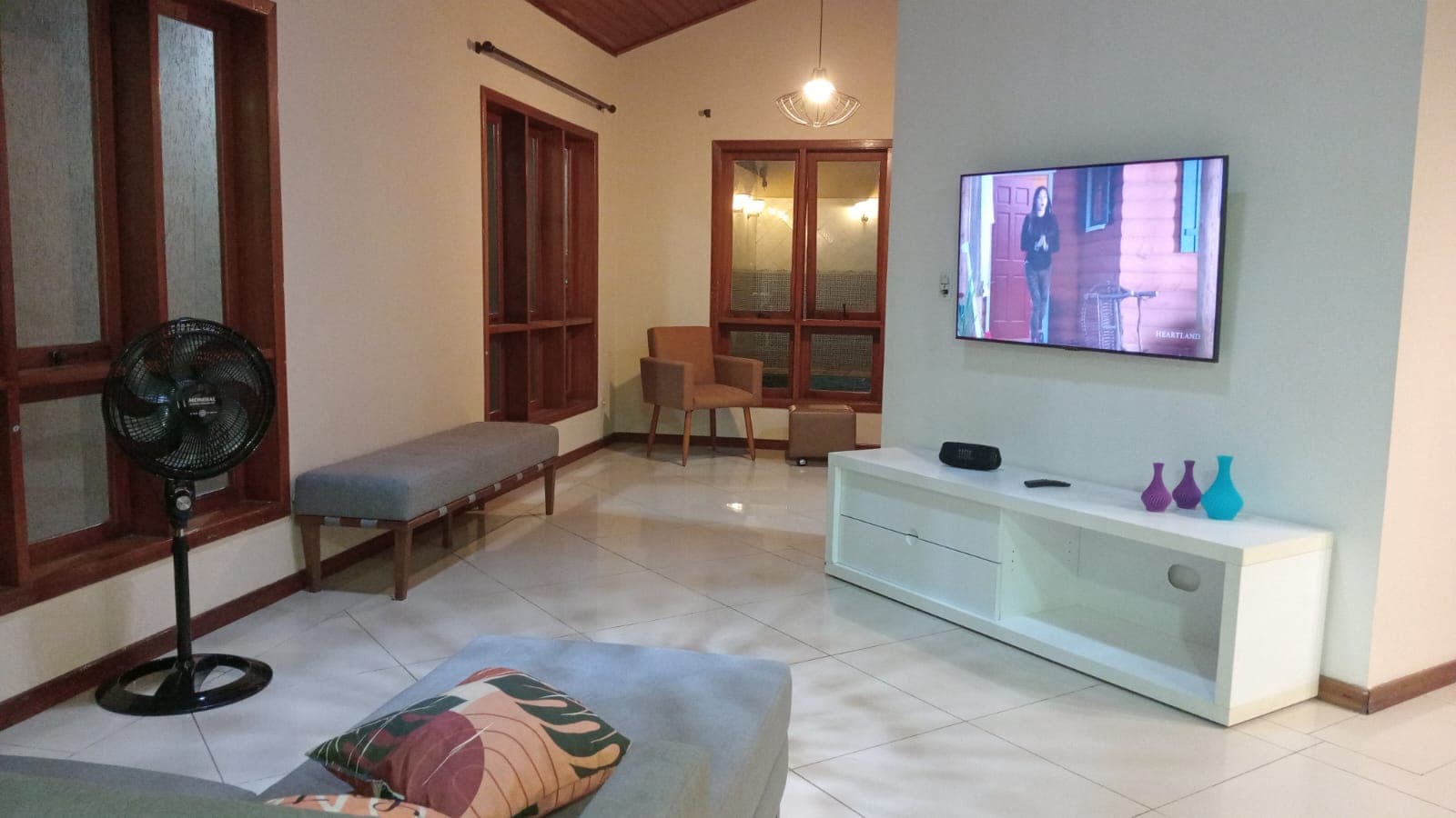 Planta ilustrativa da área externa da casa