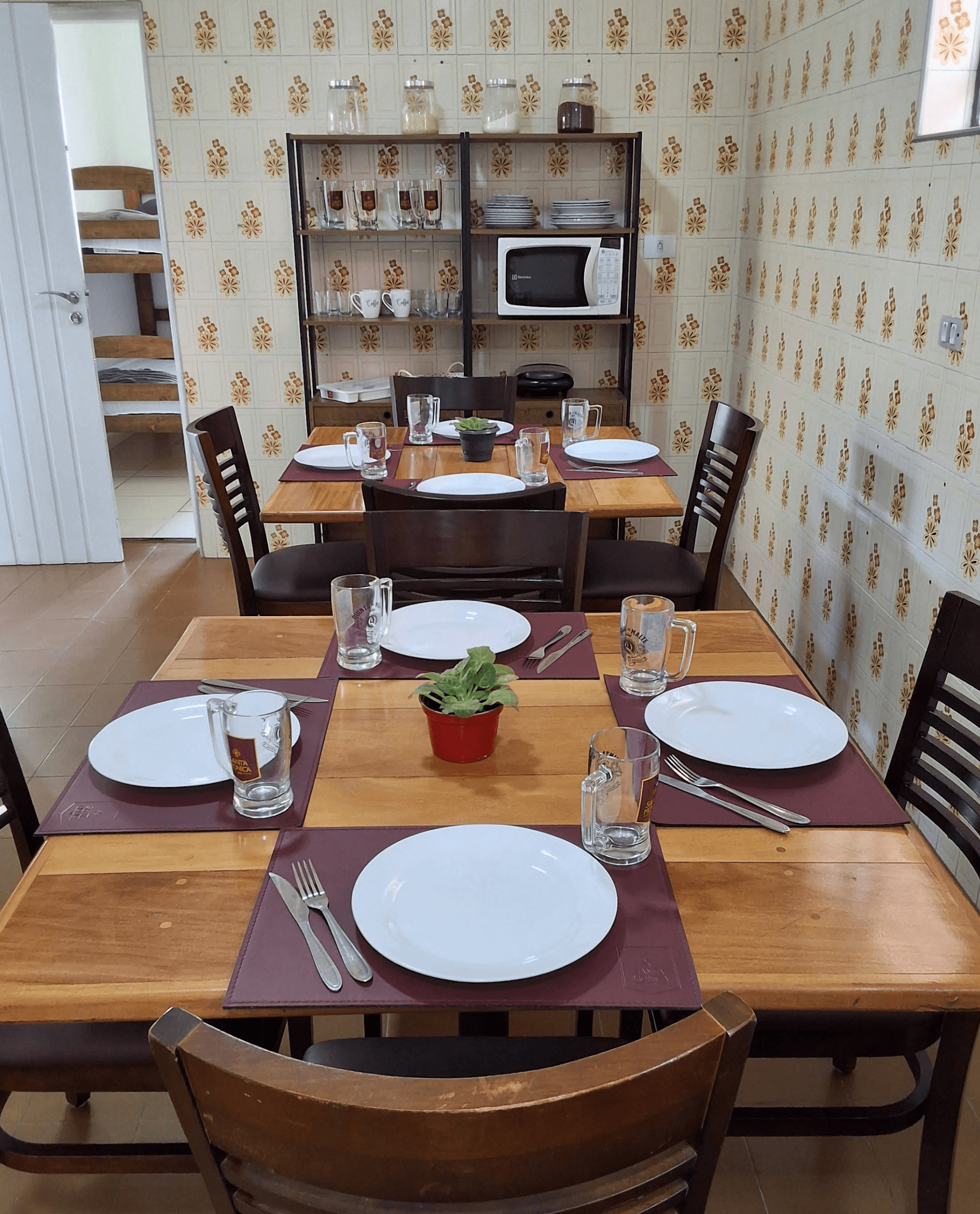 Cozinha integrada à sala de jantar